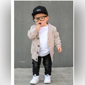 LITTLE BIPSY BLACK WASH DENIM